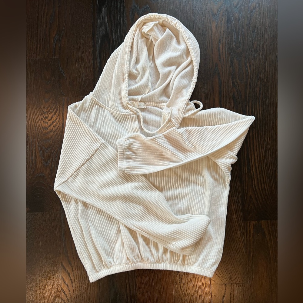 Altar’d State white ribbed sweatshirt